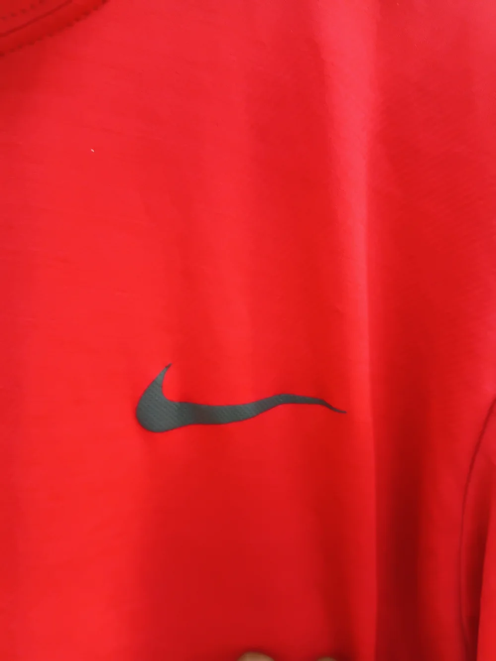 Nike Dri-fit Men’s Red Quarter-Zip Pullover Performance Top Size XL